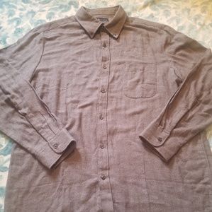 John Ashford Gray Long sleeve shirt Size L